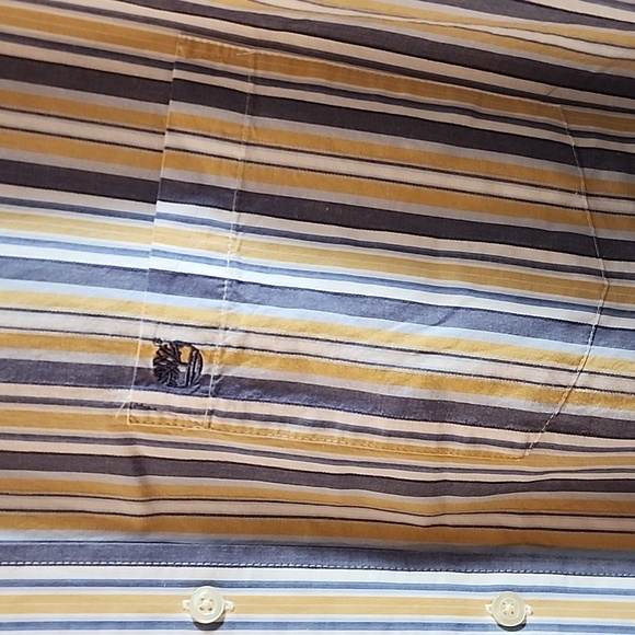 Timberland Men's Striped Short Sleeve Shirt Size XL - Picture 5 of 7